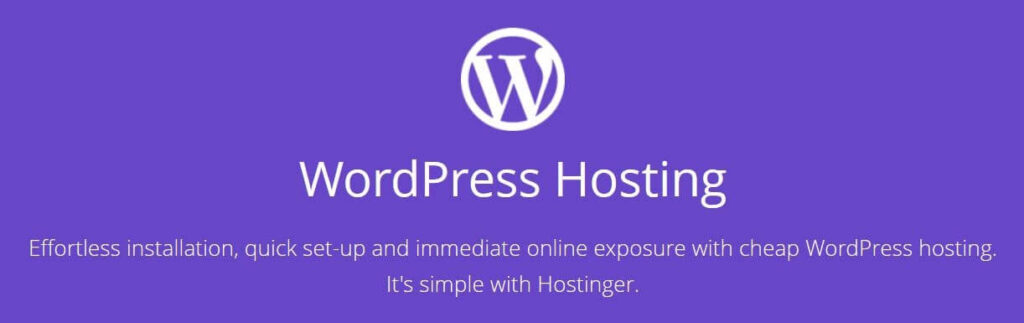 Hostinger WordPress