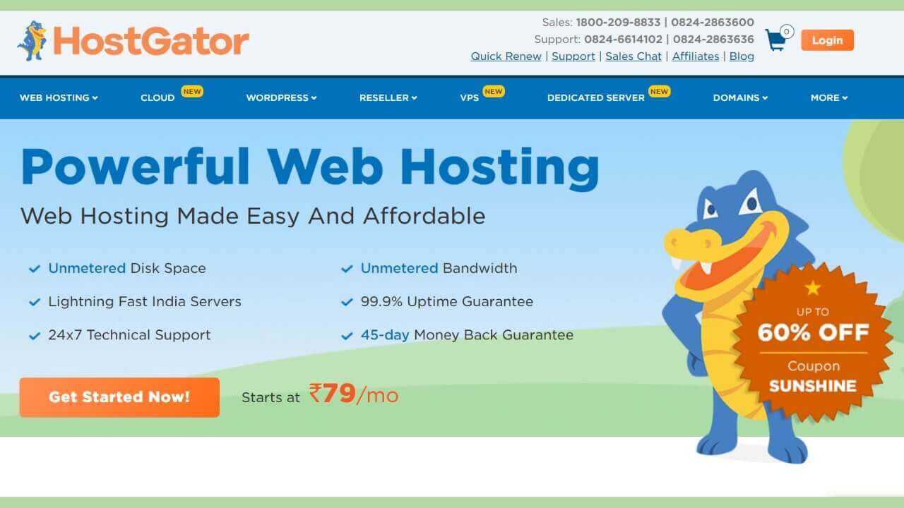 Hostgator Website